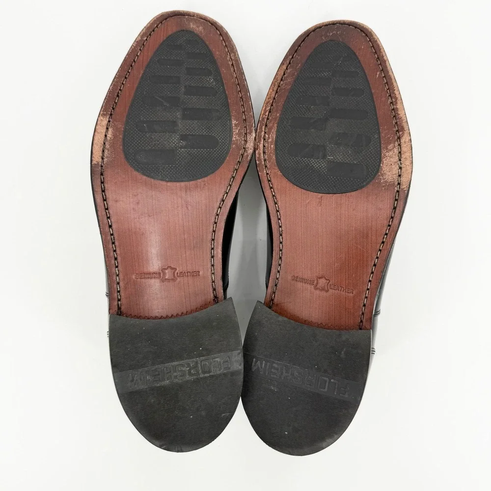 Florsheim Lexington 17067-01 Cap Toe Black Leather Classic Oxford Shoe Men 12D